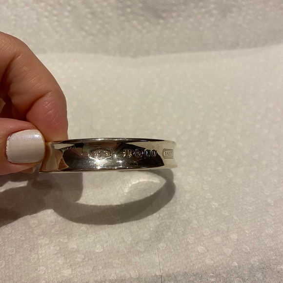 Tiffany & Co. Sterling Silver Estate 1837 Cuff Bracelet - Picture 12 of 14